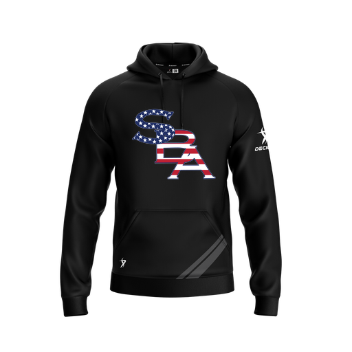 [CUS-DFW-SUHOOD-FLC-LSL-BLK-YXS-LOGO1] Summit Hoodie (Youth XS, Black, Logo 1)