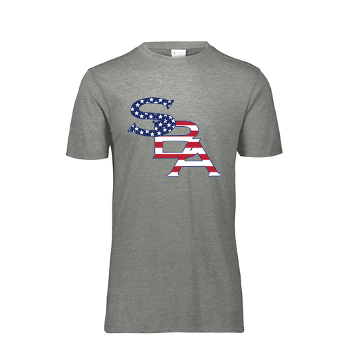 [FTSCUBGY-AS-LOGO1] Decker Men's Tri-Blend T-Shirt - Short Sleeve (Adult S, Gray, Logo 1)