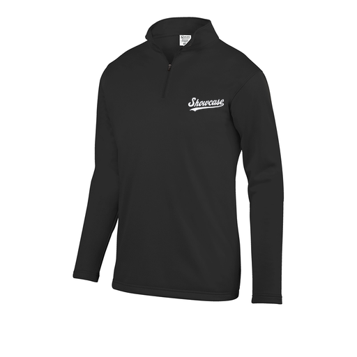 [5508.080.S-LOGO3] Youth FlexFleece 1/4 Zip (Youth S, Black, Logo 3)